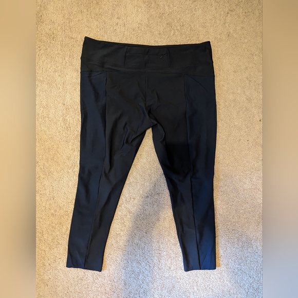Never Worn Athleta navy accent leggings - Picture 2 of 3